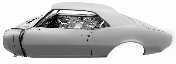 1967 Chevrolet Camaro Full Body, Coupe-DYNCA67CP