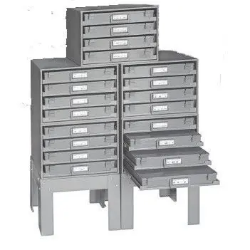 Cabinet w/ 20 Assortment Tray Drawers (Gray) 373 Items 8