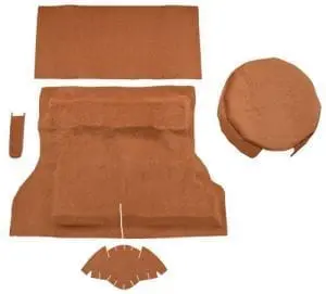 Cargo Area 1981-1983 American Motors Eagle SX4 2DR Lift Back Cargo Area Cutpile-17781 top