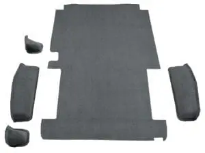Cargo Area 1984-1991 Ford E-350 Econoline Short Rear Fits 108 Wheel Base Cargo Area Cutpile-21237 top
