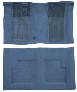 Complete 1970-1971 Ford Torino GT 2DR Convertible 4spd with 2 Med Blue Inserts Loop-16506 top