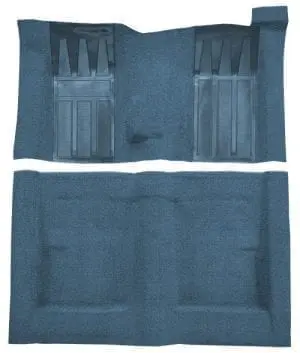 Complete 1970-1971 Ford Torino GT 2DR Hardtop 4spd with 2 Med Blue Inserts Loop-16498 top