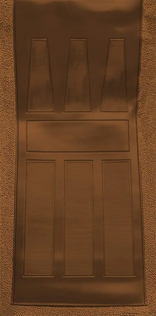 1971 Ford Torino GT Convertible 4 Speed with 2 Dark Saddle Inserts Flooring - Image 3