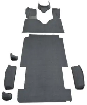 Complete 1975-1983 Ford E-250 Econoline Long with Engine Cover Fits 128 Wheel Base Complete Cutpile-21220 top