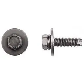 Engine Splash Shield Bolts w/Loose Washer 8-1.25 30mm Stem PK 10-WF02673