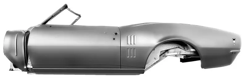 1968 Pontiac Firebird Full Body, Convertible-DYNFB68CV