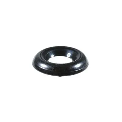 Finish Washer Countersunk Black #10 Screw - PK 100-WF76886