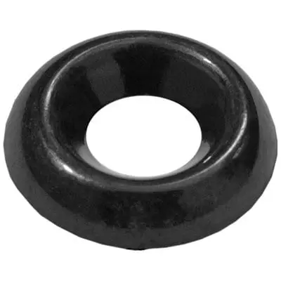 Finish Washer Countersunk Black  #8 Screw - PK 100-WF76876