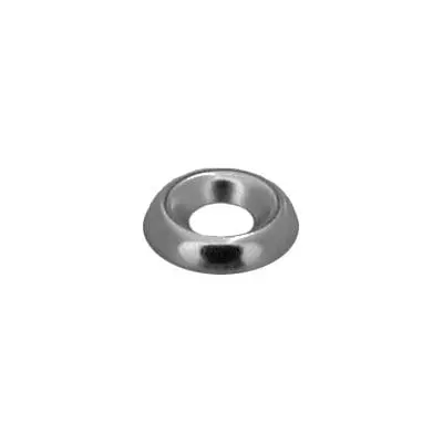 Finish Washer Countersunk Chrome Pltd #8 Screw - PK 100-WF76826