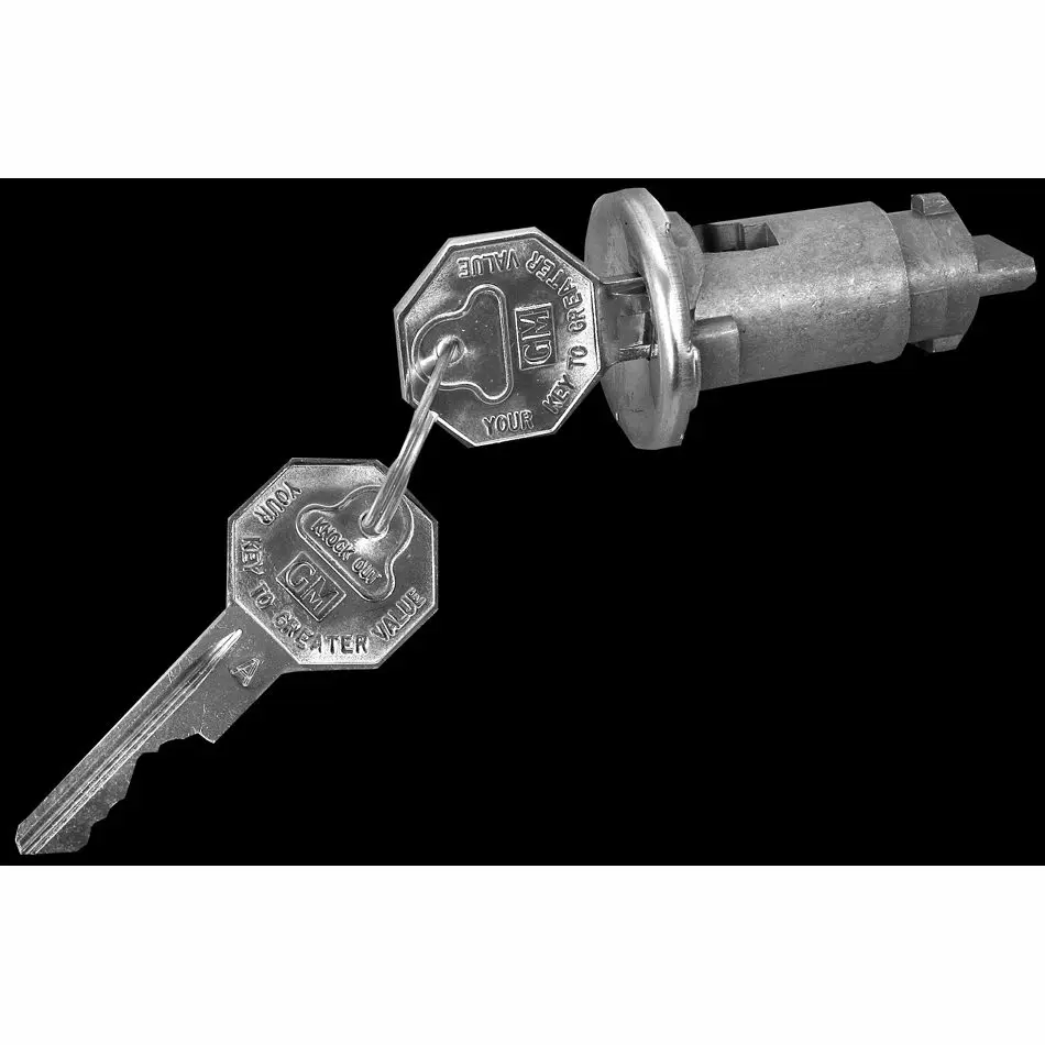1966-1968 GM Ignition Lock, Octagon Key Head