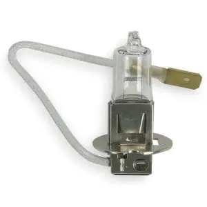 H3 quartz halogen fog lamp bulb with tail