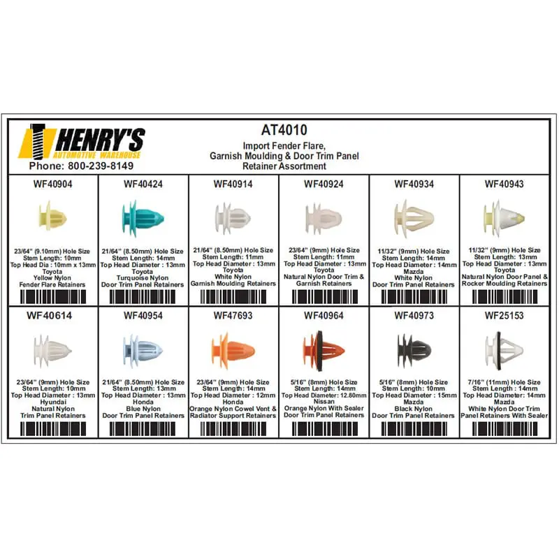Import Door Trim Panel Assortment-AT4010
