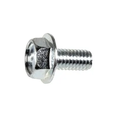 License Screw Hex Flange Head Zinc Plated 6mmx12-WF69310-P