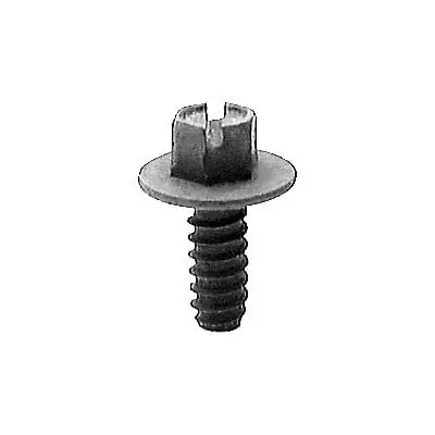 License Screw Slotted Hex Washer Head #14x5/8 - PK 50-WF69275