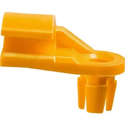 Lock Rod Clip Plastic Left-5/32" Rod Yellow Nylon - PK 25-WF49204