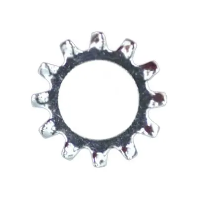 Lock Washer External Teeth Zinc Plated #8 Screw - PK 100-WF76676