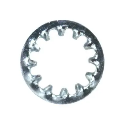 Lock Washer Internal Teeth Zinc Plated #6 Screw - PK 100-WF76516