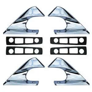 Multi-Fit Bed Rail|Roof Rack End Piece Kit 8 Pieces-CP117K
