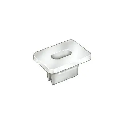 Nylon Nut #6 Screw Hole-6x10mm Rectangular-WF34590-P