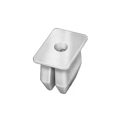 Nylon Nut # 8 Screw Hole-7mmx13mm Rectangular - PK 15-WF34833