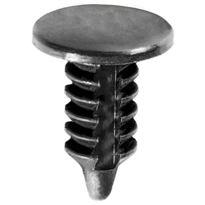 Panel Fastener 4mm Hole x 11mm Long-9mm Dome Head Black - PK 100-WF43286