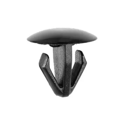 Panel Fastener 8mm Hole x 16mm Long-18mm Dome Head Gloss Black - PK 25-WF43604