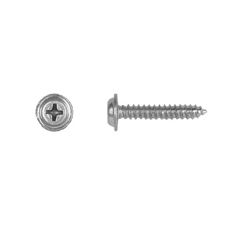 Phillips Zinc Flat Top Screw 8 x 1"