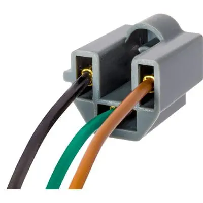 Pigtail Socket for Sealed Beam Bulbs with Fiber Optics-ES32051