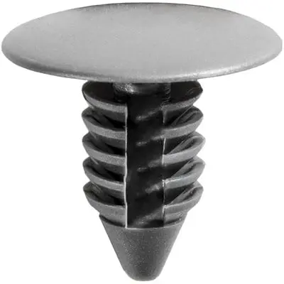 Push Nail 1/4" Hole x 5/8" Long 11/16" Head Gray-WF41620-P