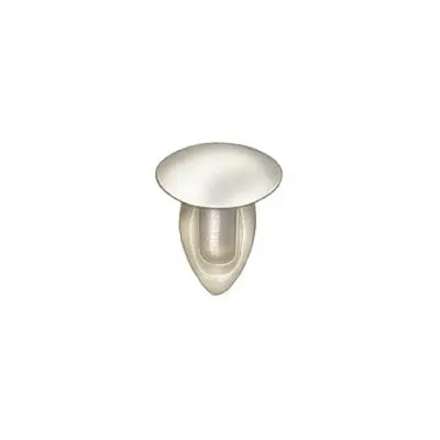 Push Nail 3/16" Hole White w/Strip Trim - PK 50-WF43065