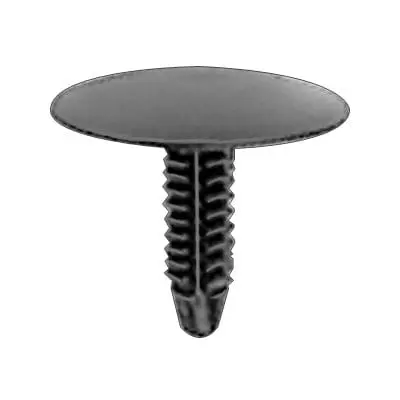 Push Nail 5.5mm Hole x 20mm Long-25mm Head Black - PK 25-WF41954