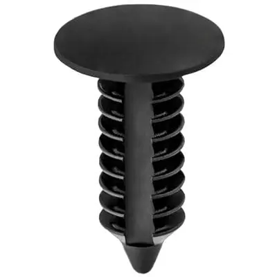 Push Nail 5mm Hole x 11mm Long-13mm Head Black - PK 50-WF42015