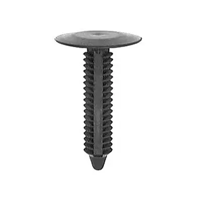 Push Nail 6.3mm Hole x 35mm Long-22mm Head Black - PK 25-WF42054