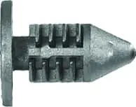 Push Nail 7.8mm Hole x 15mm Long-13mm Head Black - PK 25-WF41984