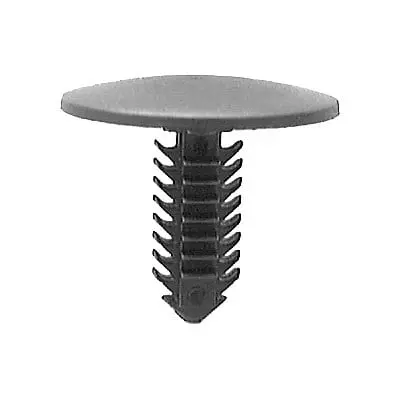 Push Nail  7mm Hole x 20mm Long-26mm  Head Black - PK 25-WF41724