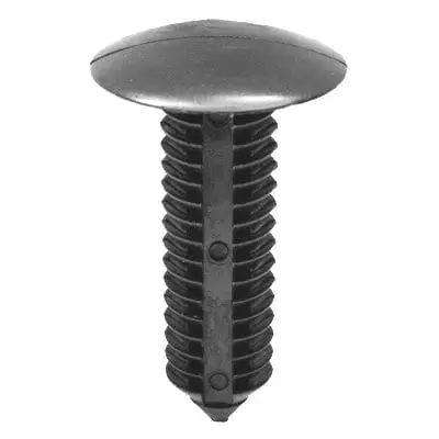 Push Nail 7mm Hole x 30mm Long-20mm Head Black-WF41690-P