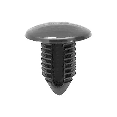 Push Nail 9mm Hole x 20mm Long-25mm Head Black - PK 50-WF41785