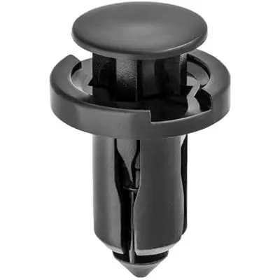 Push Pin Nail 10mm Hole-18mm Washer- 18mm Grip Black-WF46420-P