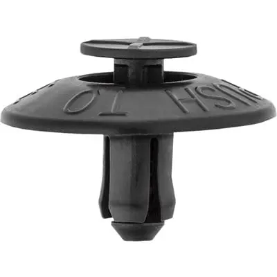 Push Pin Nail 6.3mm Hole-25mm Washer Black - PK 15-WF46953