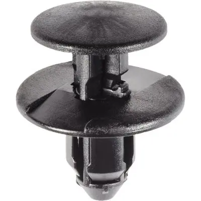 Push Pin Nail 8.5mm Hole-20mm Washer Black - PK 25-WF46944