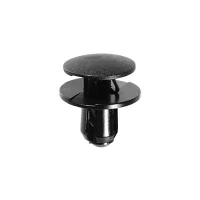 Push Pin Nail  8mm Hole-18mm Washer Black - PK 25-WF46964