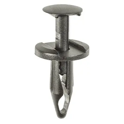 Push Pin Rivet 6.3mm Hole-15mm Washer Black-WF46300-P