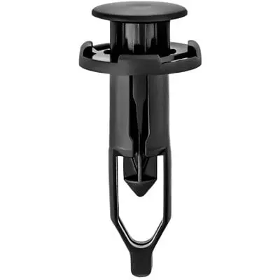 Push Pin Rivet 9mm Hole-18mm Washer- 31mm Grip Black - PK 15-WF46633