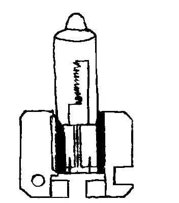 Quartz Halogen Bulb # H 2- 55 WATT