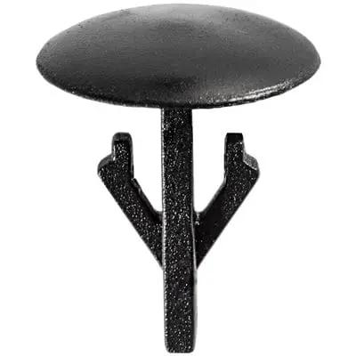 Retainer Cowl 6mm Hole-M14 Head Black - PK 15-WF47533