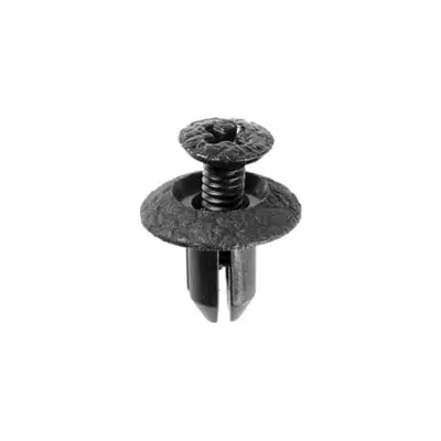 Screw Nail 5mm Hole-11mmW- 9mm Stem Black - PK 15-WF44183