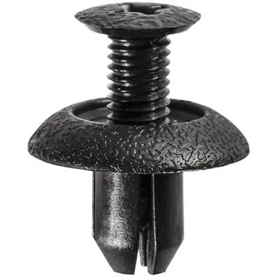 Screw Nail 7mm Hole-17mmW- 8mm Stem Black - PK 10-WF44123