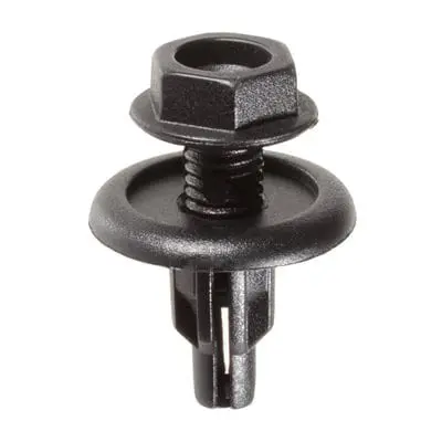Screw Nail 8mm Hole-m20W-m6 Grip Black-WF44090-P