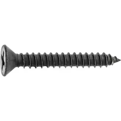 Screw Phillips Flat Head Black #8 x 3/4" - PK 100-WF66276