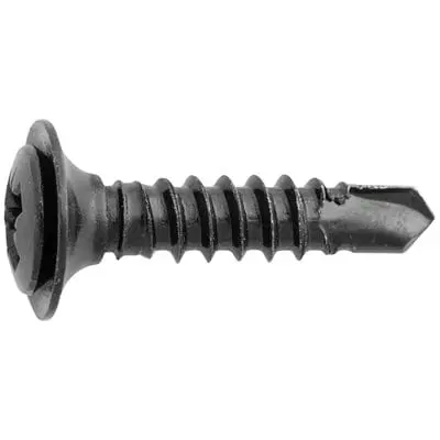 Screw Phillips Flat Washer Teks Point Black 4.2mm x 20 - PK 50-WF66855